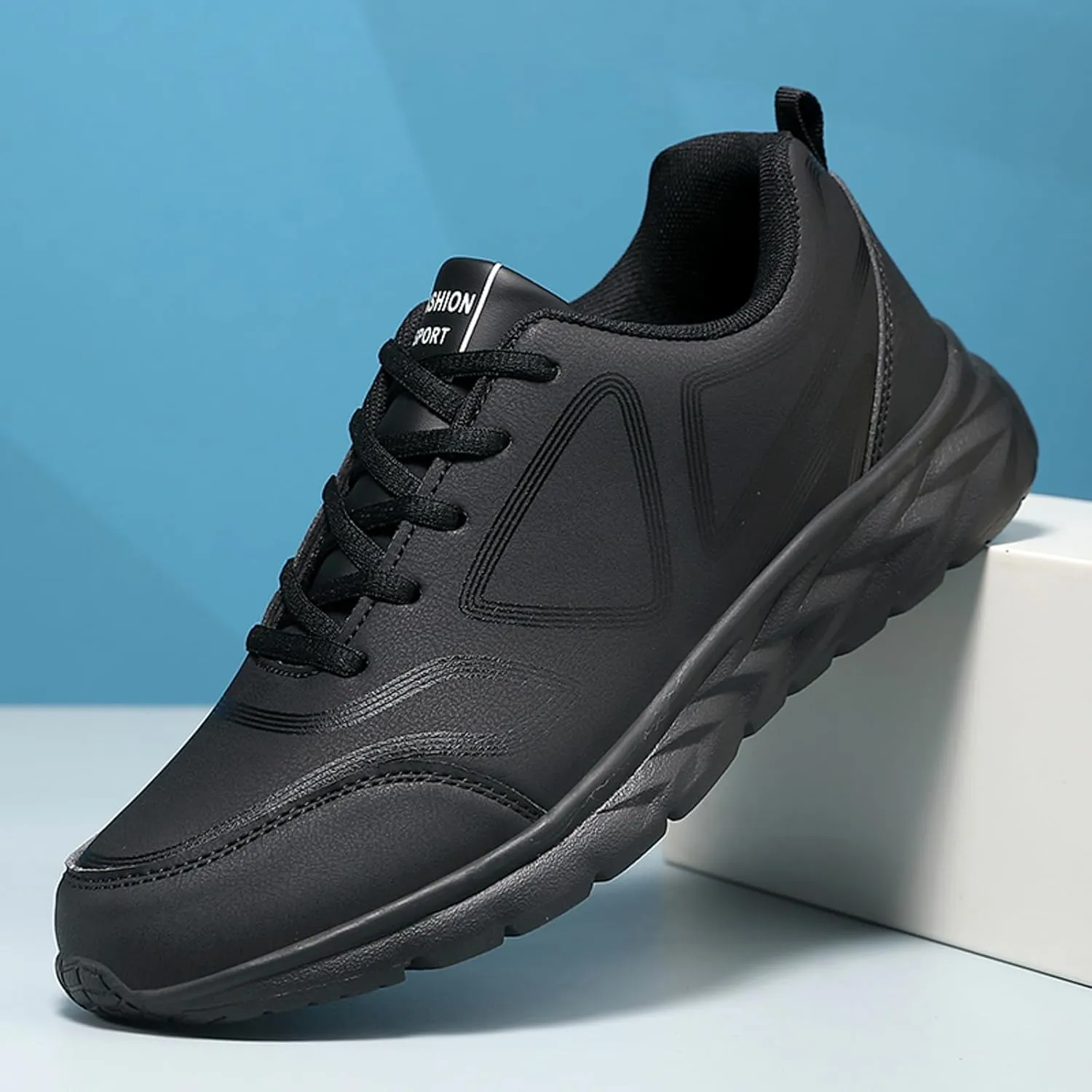 Men Casual Shoes Fashionable New Pattern Simple Solid Color and Winter Lace Up Flat Bottom Comfortable Chukka Boots Mens