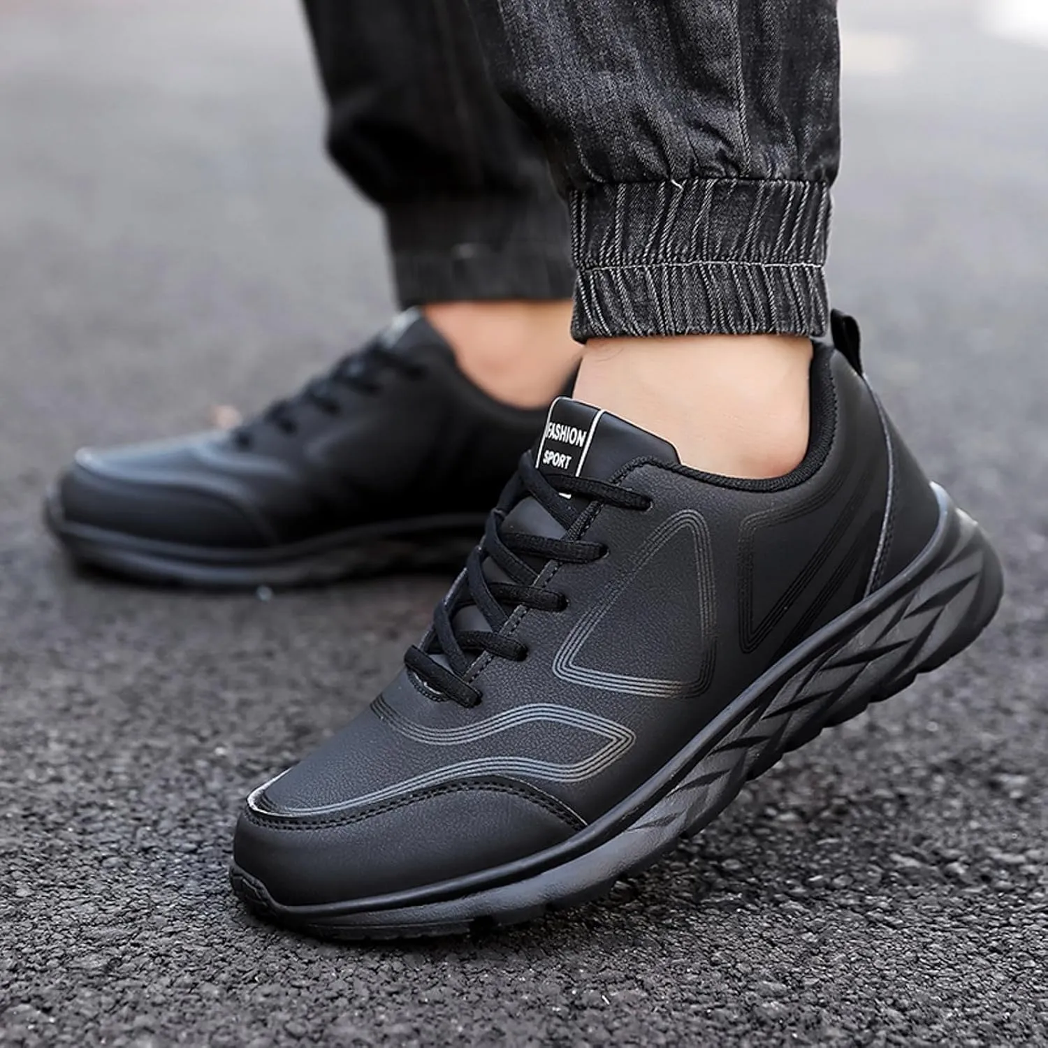 Men Casual Shoes Fashionable New Pattern Simple Solid Color and Winter Lace Up Flat Bottom Comfortable Chukka Boots Mens