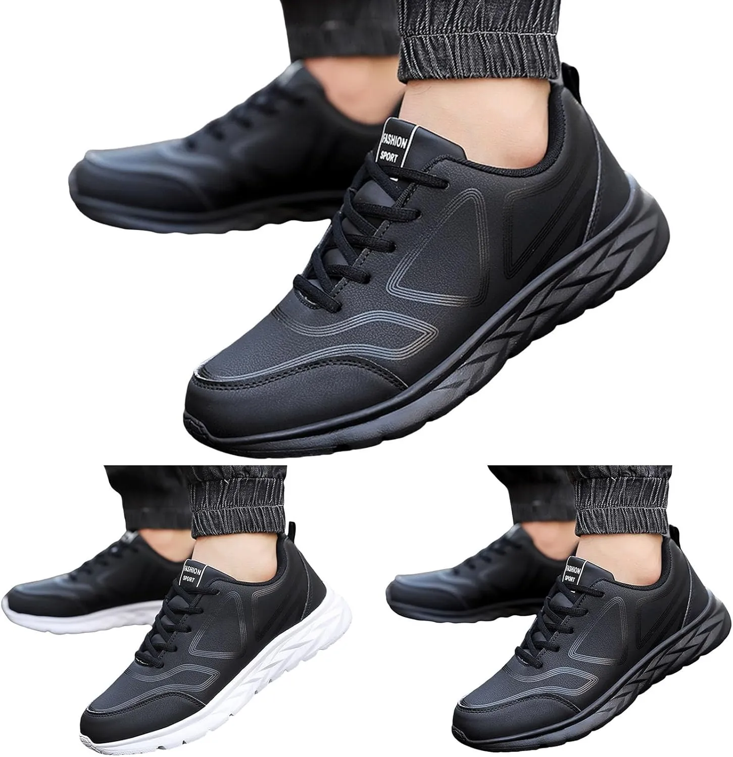 Men Casual Shoes Fashionable New Pattern Simple Solid Color and Winter Lace Up Flat Bottom Comfortable Chukka Boots Mens