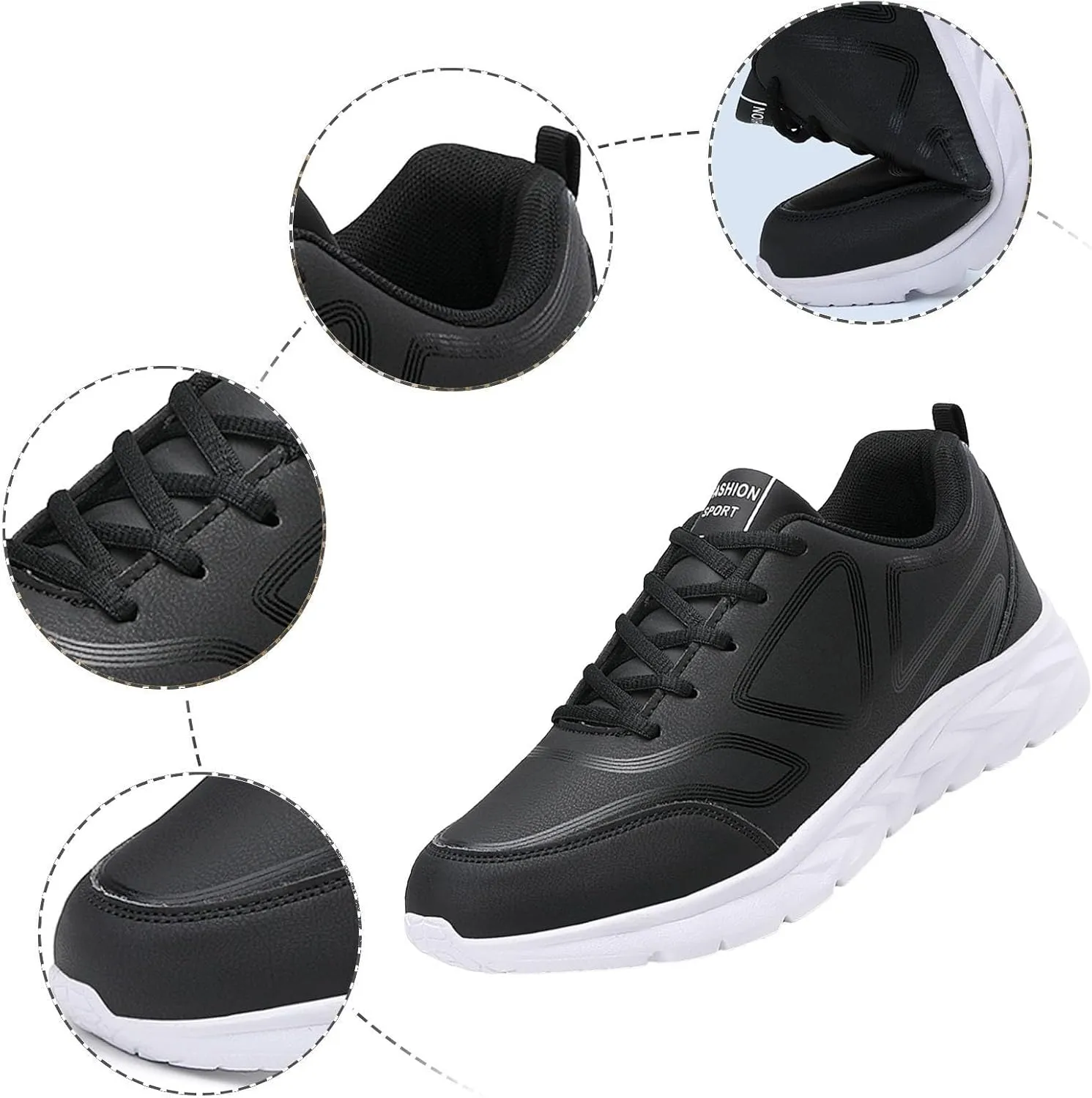 Men Casual Shoes Fashionable New Pattern Simple Solid Color and Winter Lace Up Flat Bottom Comfortable Chukka Boots Mens