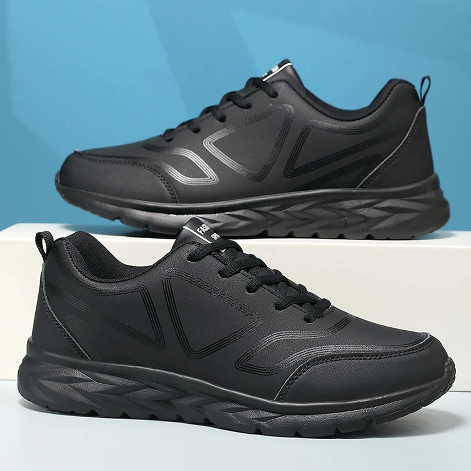 Men Casual Shoes Fashionable New Pattern Simple Solid Color and Winter Lace Up Flat Bottom Comfortable Chukka Boots Mens