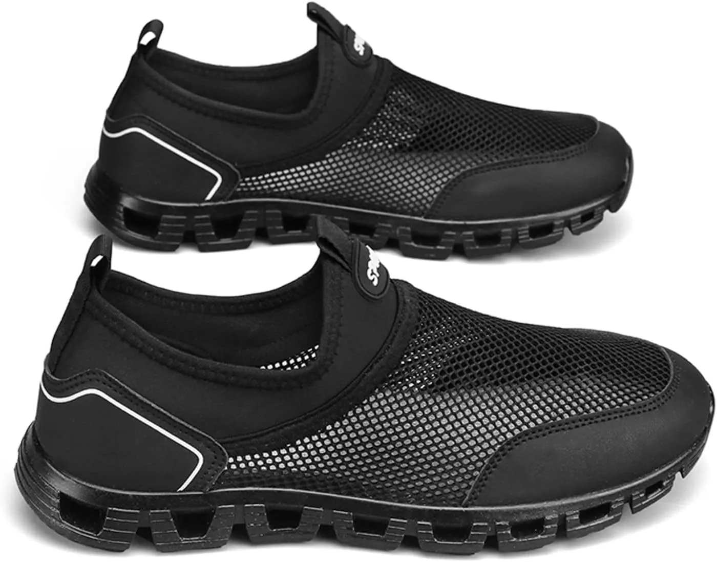 Men Sports Shoes Fashionable Simple and Solid Color New Pattern Summer Mesh Hollowed Out Breathable Mens Sneaker