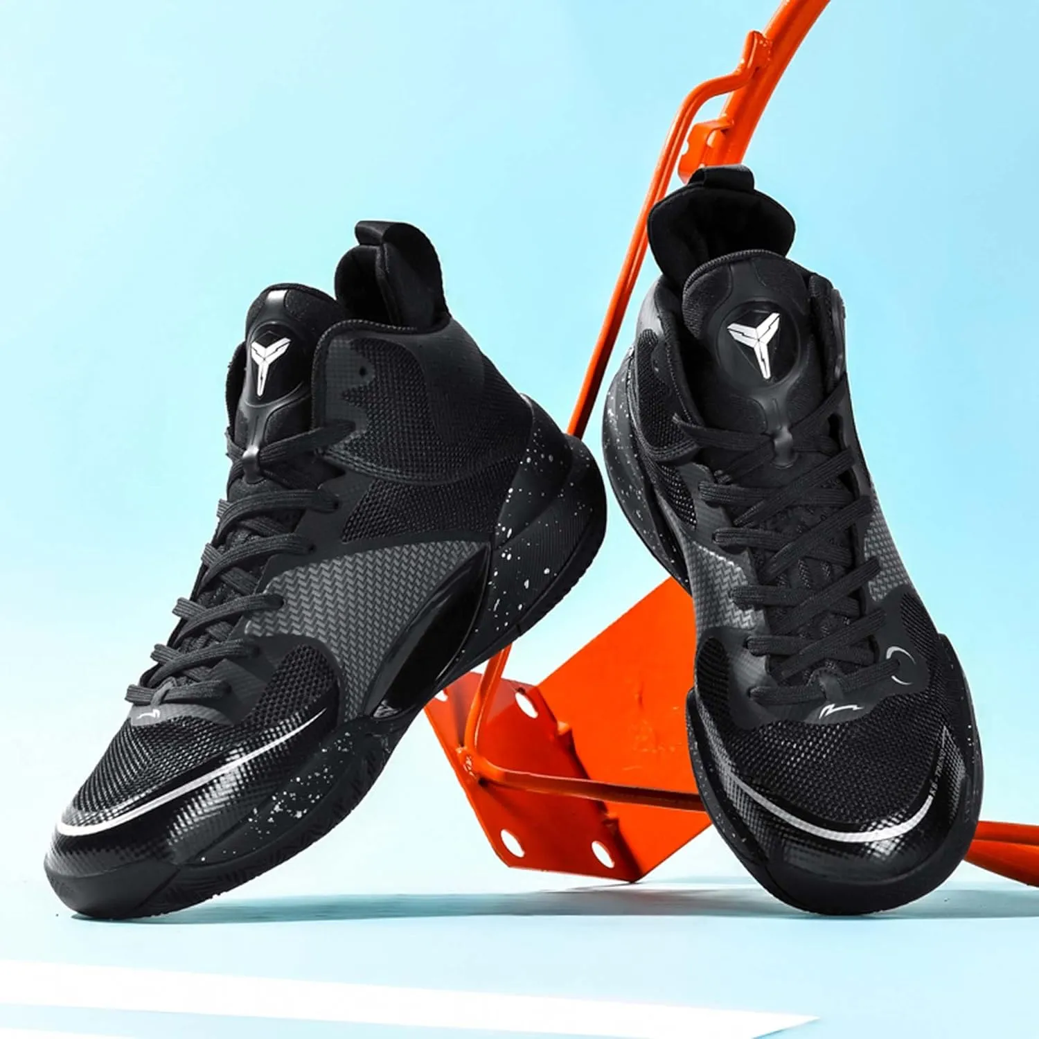 Men's and Women's Basketball Shoes Fashion Sneakers Non-Slip Running Shoes Breathable Training Tennis Shoes Street Personalized Basketball Sneakers Casual Walking Shoes