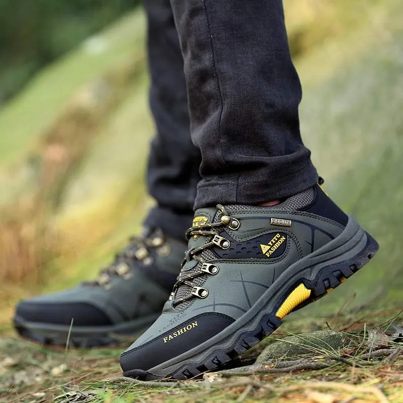 Men's Ankle Mid Waterproof Hiking Boots Outdoor Lightweight Jogging Shoes Climbing and Trekking Boot