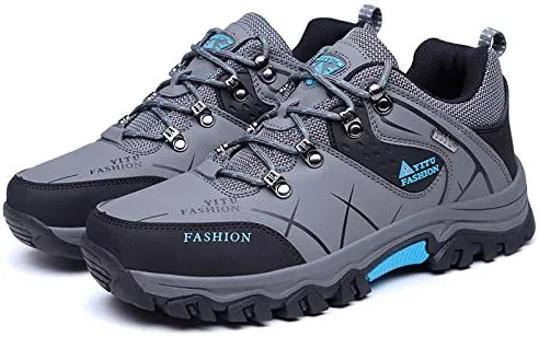 Men's Ankle Mid Waterproof Hiking Boots Outdoor Lightweight Jogging Shoes Climbing and Trekking Boot
