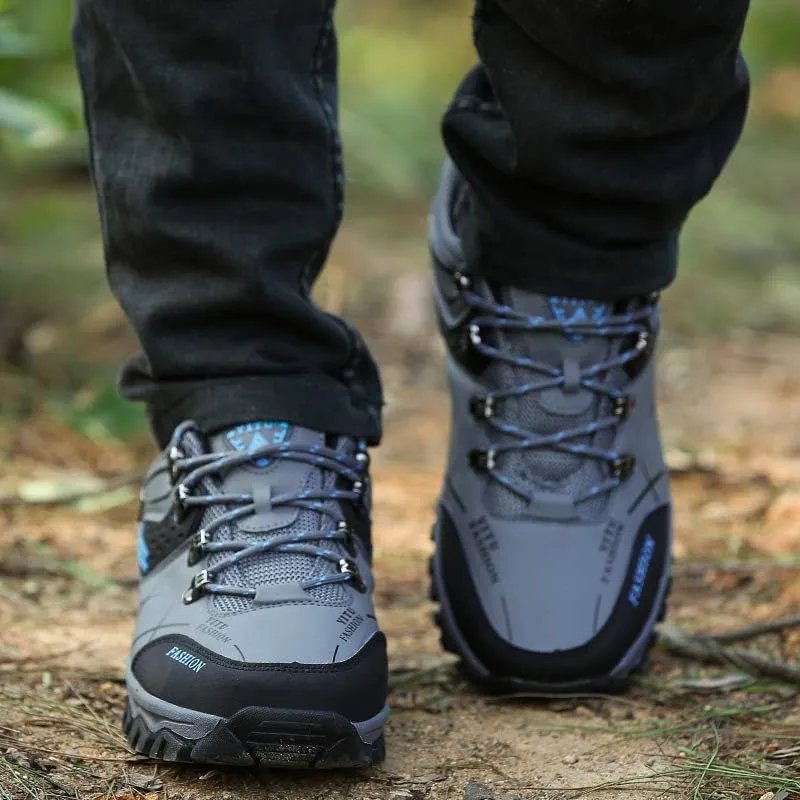 Men's Ankle Mid Waterproof Hiking Boots Outdoor Lightweight Jogging Shoes Climbing and Trekking Boot