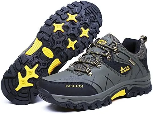 Men's Ankle Mid Waterproof Hiking Boots Outdoor Lightweight Jogging Shoes Climbing and Trekking Boot