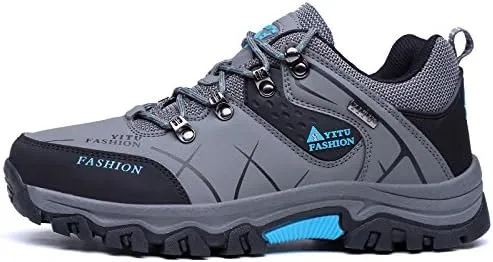 Men's Ankle Mid Waterproof Hiking Boots Outdoor Lightweight Jogging Shoes Climbing and Trekking Boot