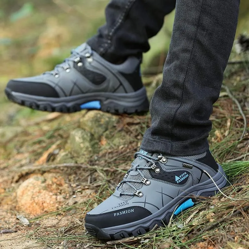 Men's Ankle Mid Waterproof Hiking Boots Outdoor Lightweight Jogging Shoes Climbing and Trekking Boot