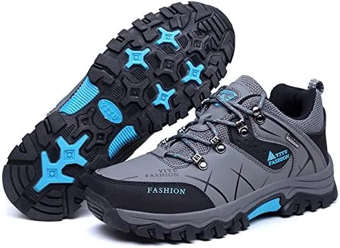 Men's Ankle Mid Waterproof Hiking Boots Outdoor Lightweight Jogging Shoes Climbing and Trekking Boot