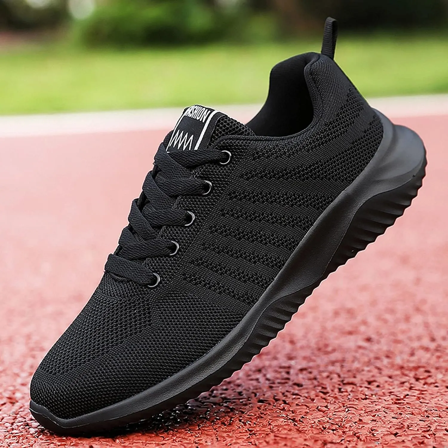 Men's Athletic Running Shoes Lace Up Lightweight Breathable Fashion Sneaker Lightweight Diabetic Shoes for Men