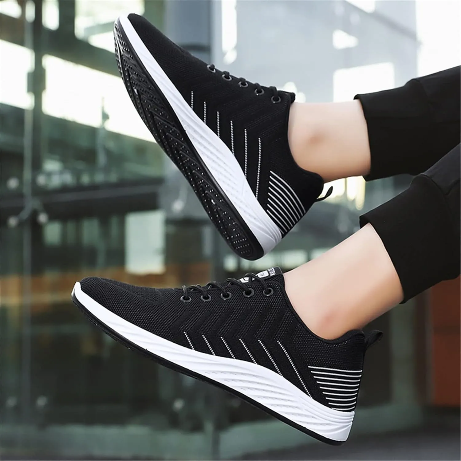 Men's Athletic Running Shoes Lightweight Sport Gym Jogging Walking Sneaker Fashion Lightweight Sneakers for Men