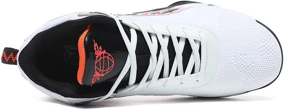 Men's Basketball Shoes High Top Fly Woven Breathable Durable Sports Training Boots