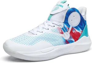 Men's Basketball Shoes Teenagers Street Fighting Basketball Sneakers Women's Fashion Training Running Shoes Comfortable Lightweight Casual Sports Walking Shoes