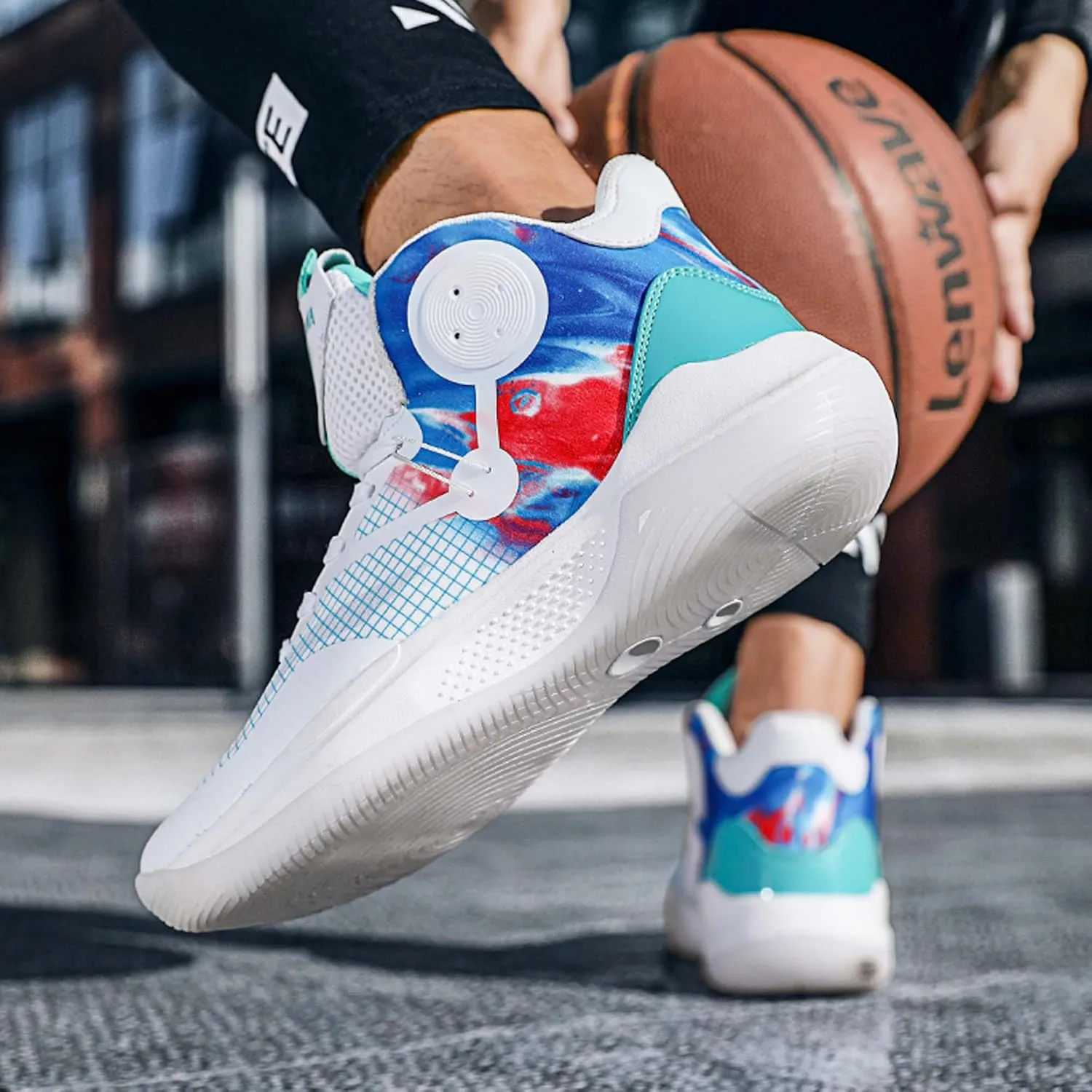 Men's Basketball Shoes Teenagers Street Fighting Basketball Sneakers Women's Fashion Training Running Shoes Comfortable Lightweight Casual Sports Walking Shoes