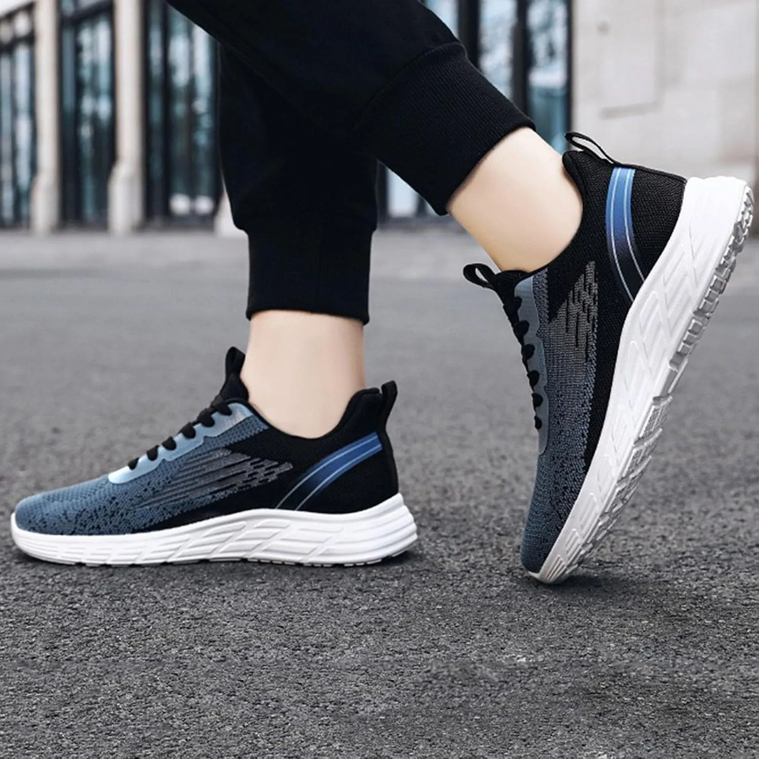 Men's Breathable Barefoot Shoes Breathable and Light Outdoor Comfy Walking Shoe Lightweight Work Shoes for Men