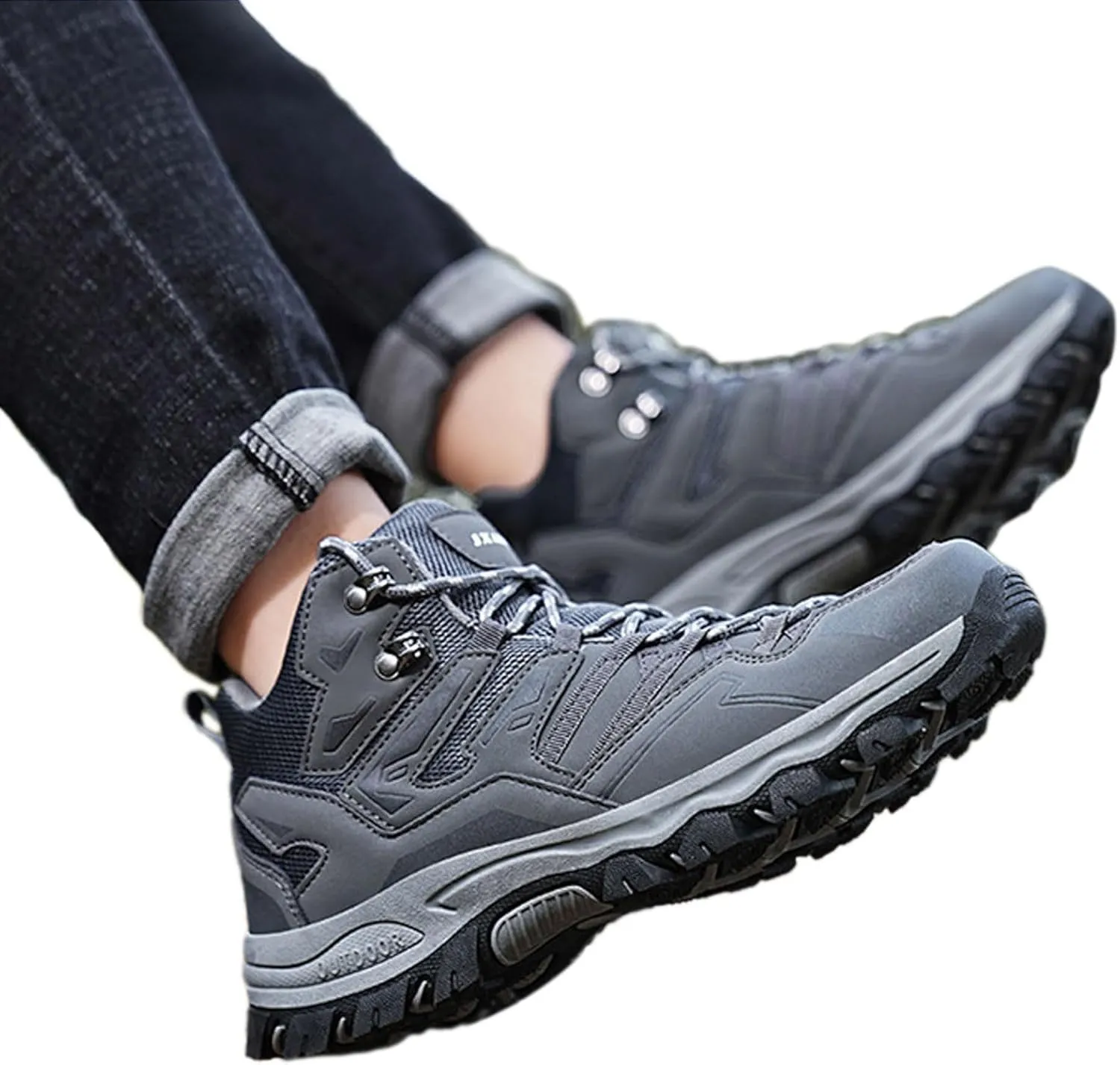 Men's Breathable Barefoot Shoes Breathable Casual Comfortable Walking Sneaker Men's Comfortable Diabetic Shoes