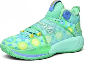 Men's Breathable Basketball Shoes Fashion Running Sneakers Outdoor Fashion Sneakers Non-Slip Rebound Trainers