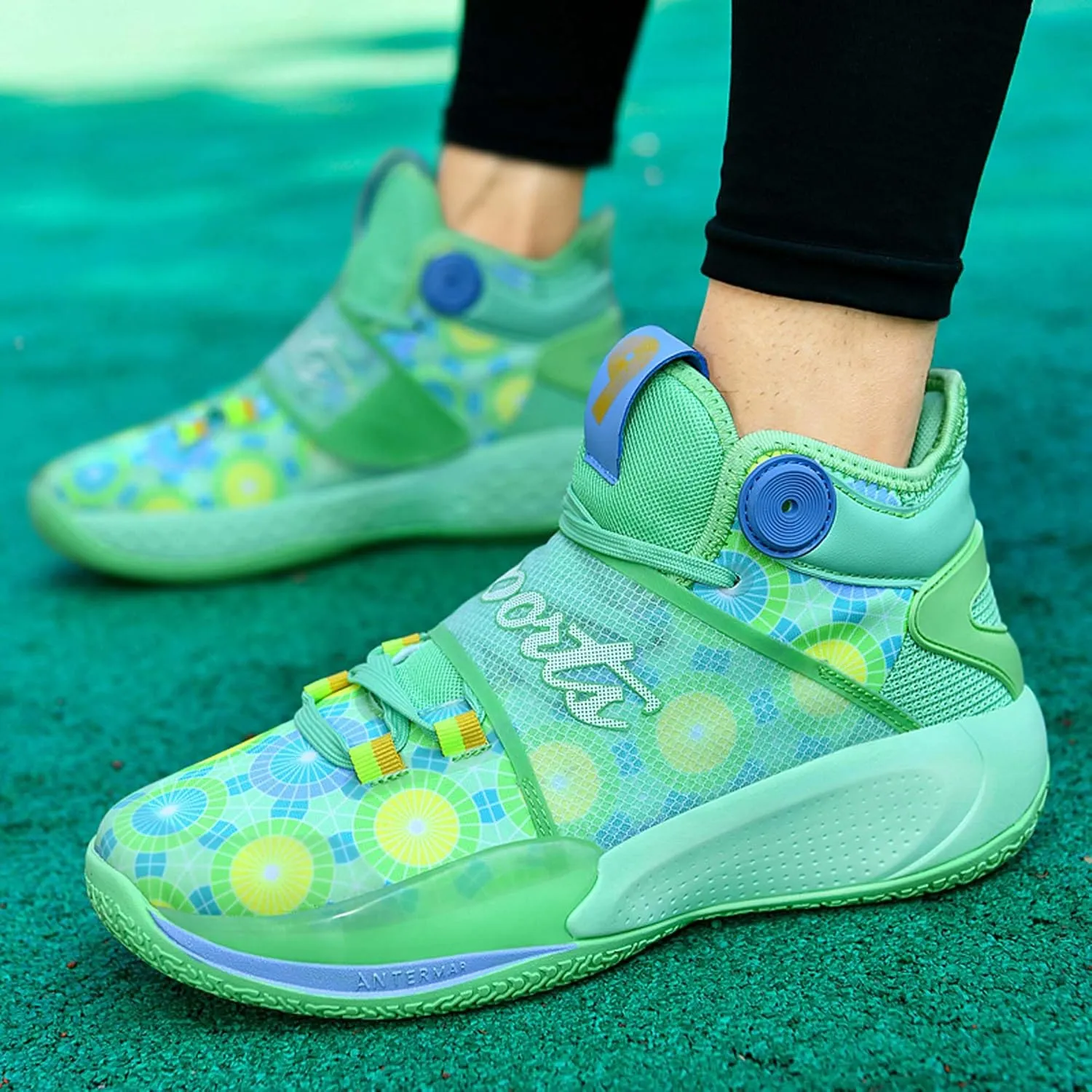 Men's Breathable Basketball Shoes Fashion Running Sneakers Outdoor Fashion Sneakers Non-Slip Rebound Trainers