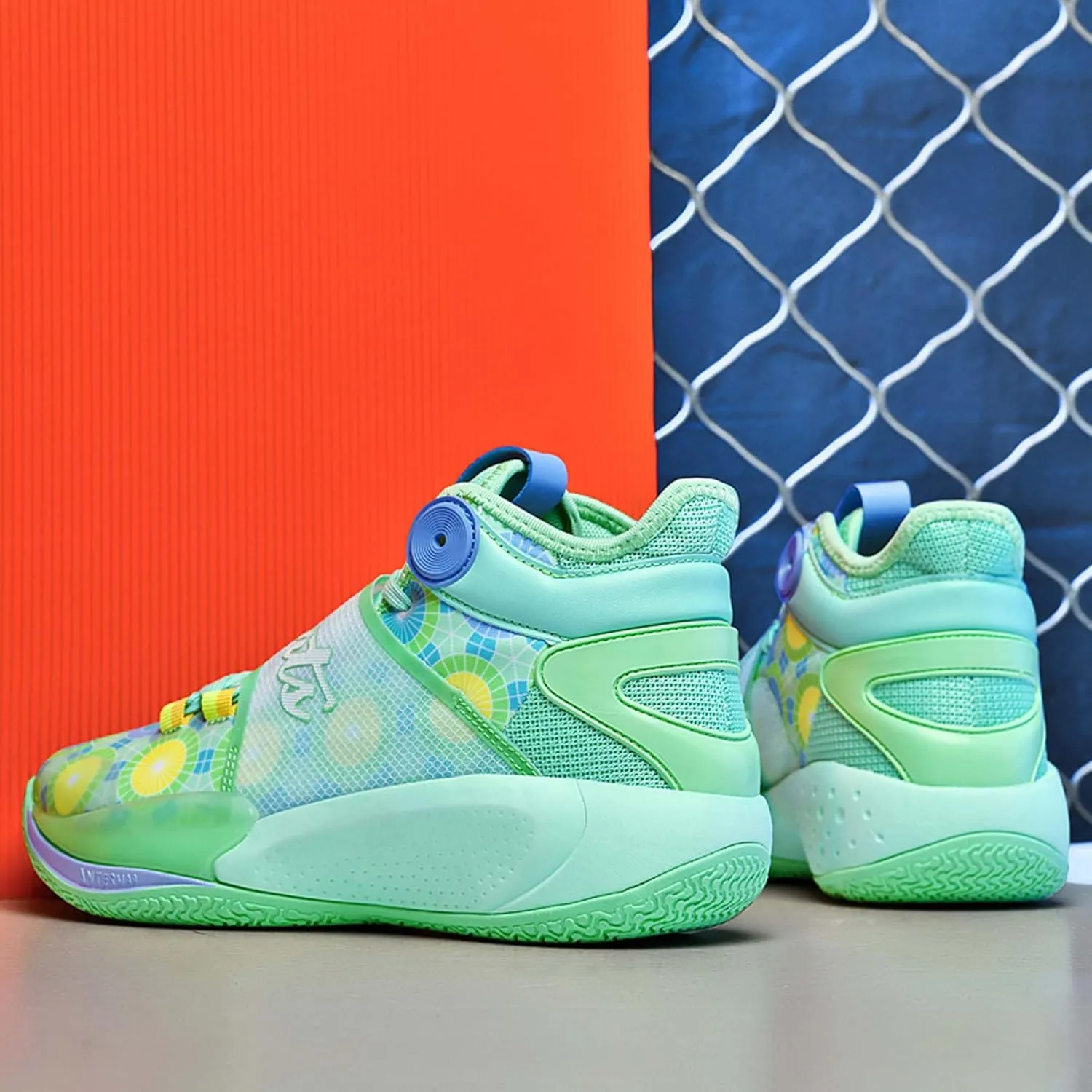 Men's Breathable Basketball Shoes Fashion Running Sneakers Outdoor Fashion Sneakers Non-Slip Rebound Trainers