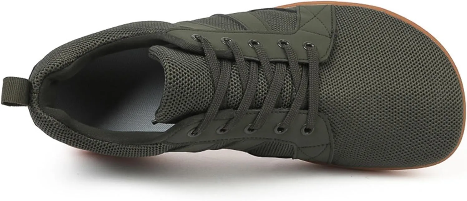 Mens Breathable Lace Up Running Shoes Comfortable Breathable Lace Up Sneaker Athletic Fashion Sneakers for Men