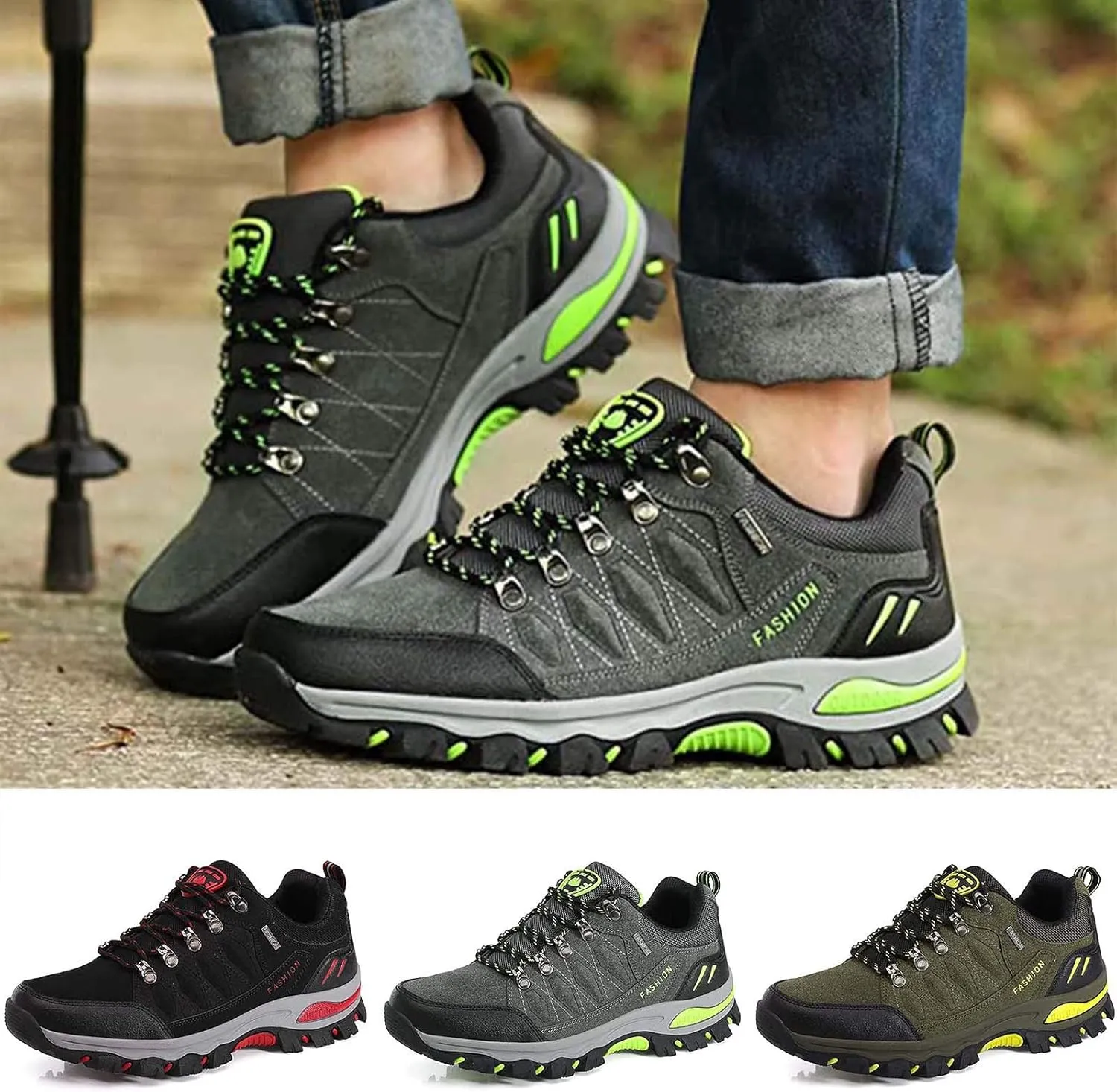 Men's Breathable Mesh Running Shoes Breathable and Light Outdoor Comfy Walking Shoe Wide Walking Shoes for Men