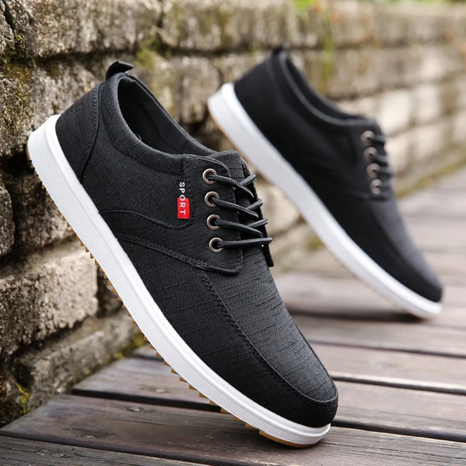 Men's Breathable Mesh Running Shoes Breathable Casual Comfortable Walking Sneaker Soft Flat Soled Elderly Shoes