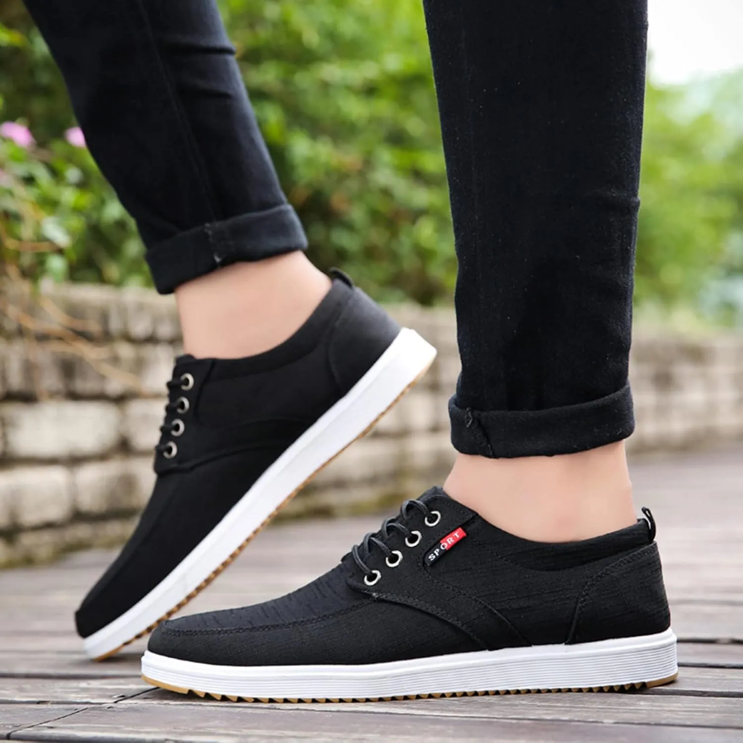 Men's Breathable Mesh Running Shoes Breathable Casual Comfortable Walking Sneaker Soft Flat Soled Elderly Shoes