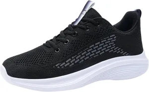 Men's Breathable Mesh Running Shoes Lightweight Breathable Slip On Running Shoe Lightweight Work Shoes for Men