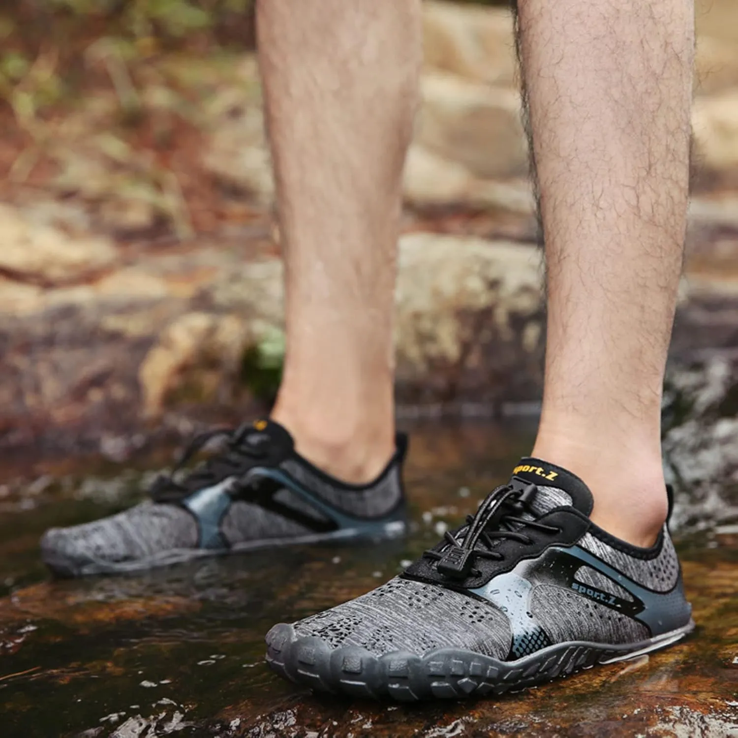 Men's Breathable Stretch Workout Shoes Breathable Casual Comfortable Walking Sneaker Comfortable Stretch Shoes