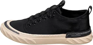 Men's Breathable Stretch Workout Shoes Lace Up Lightweight Breathable Fashion Sneaker Non Slip Barefoot Sneaker