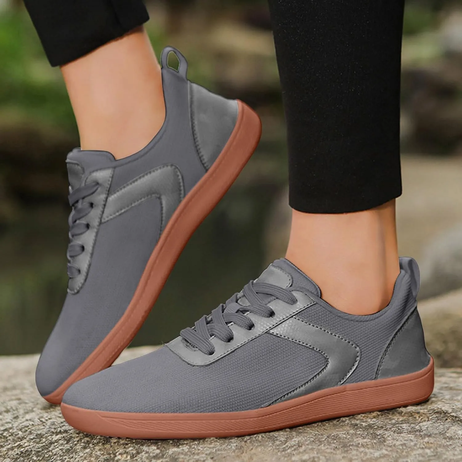 Men's Comfortable Canvas Shoes Lightweight Breathable Walking Shoe Gym Tennis Lightweight Elderly Slip on Shoes