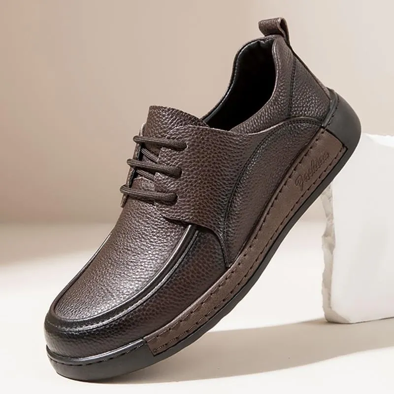 Men's Contemporary Brogue Derby Shoes Decorative Perforations with Flexible Construction for Business Luncheons & Weddings