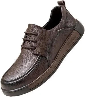 Men's Contemporary Brogue Derby Shoes Decorative Perforations with Flexible Construction for Business Luncheons & Weddings