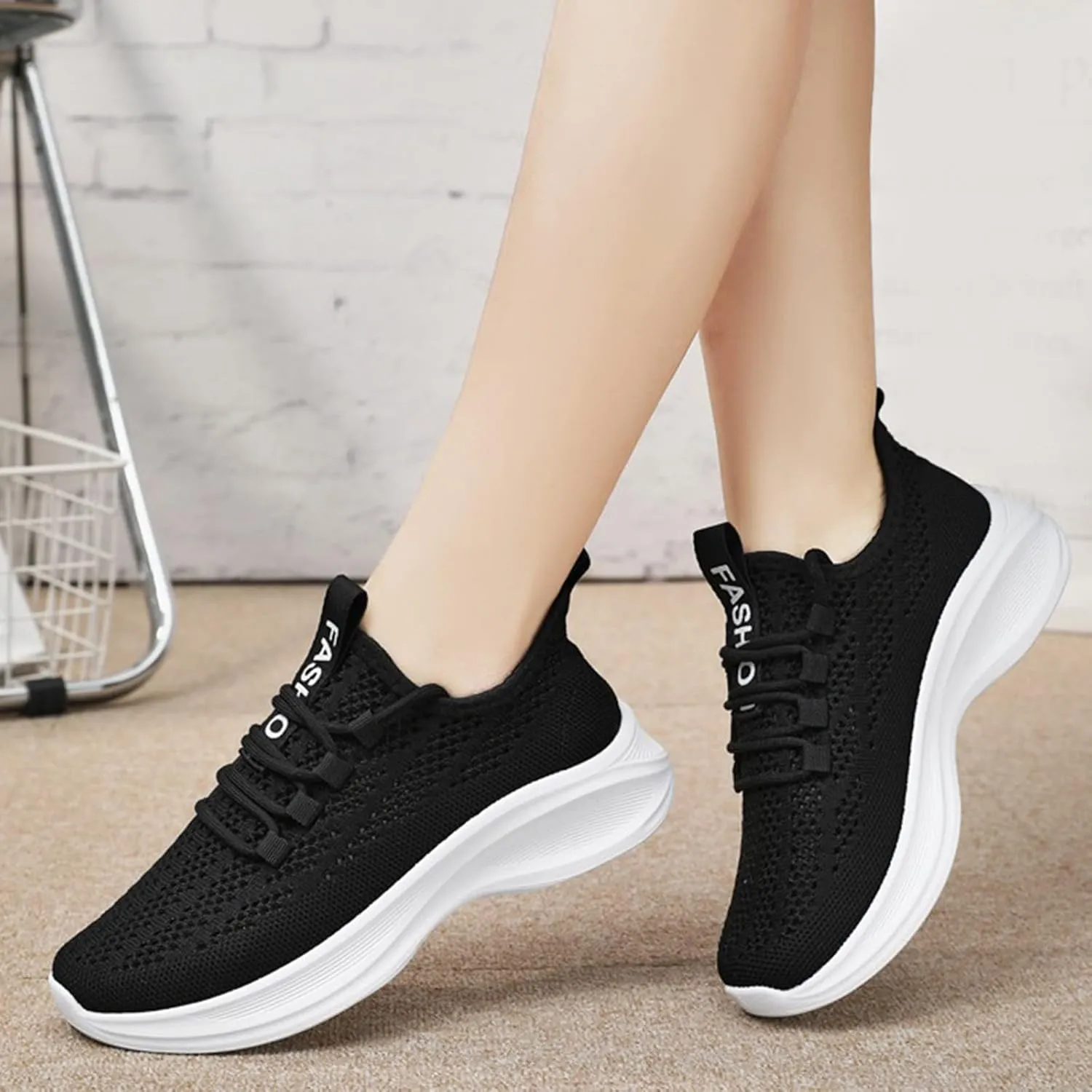 Mens Dress Shoes Casual Oxfords Shoes Knit Lightweight Non Slip Work Shoes Women Fashion Casual Shoes Dress Sneakers Slip On Tennis Shoe Loafers Dress Shoe