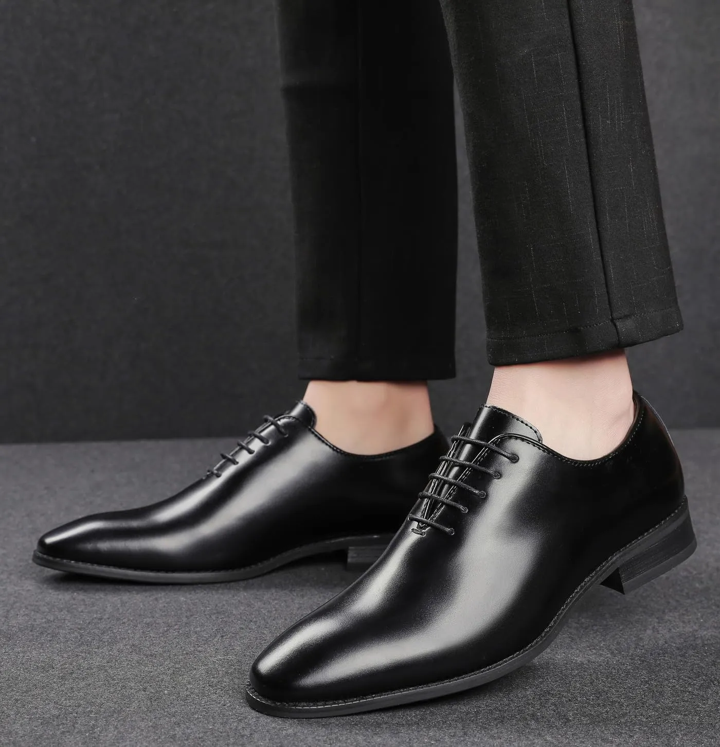 Mens Dress Shoes Formal Dress Leather Oxfords Fashion Casual Wedding Men's Shoes Tuxedo for Men