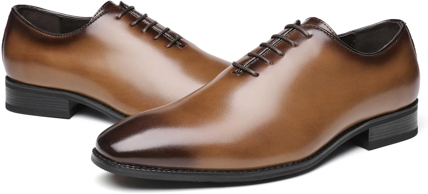 Mens Dress Shoes Formal Dress Leather Oxfords Fashion Casual Wedding Men's Shoes Tuxedo for Men