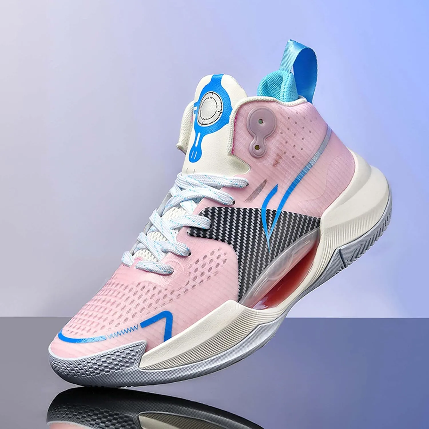 Men's Fashion Basketball Shoes Personalized Trend Sneakers Women's Casual Fitness Running Shoes Street Basketball Sneakers Men's Shoes Women's Shoes