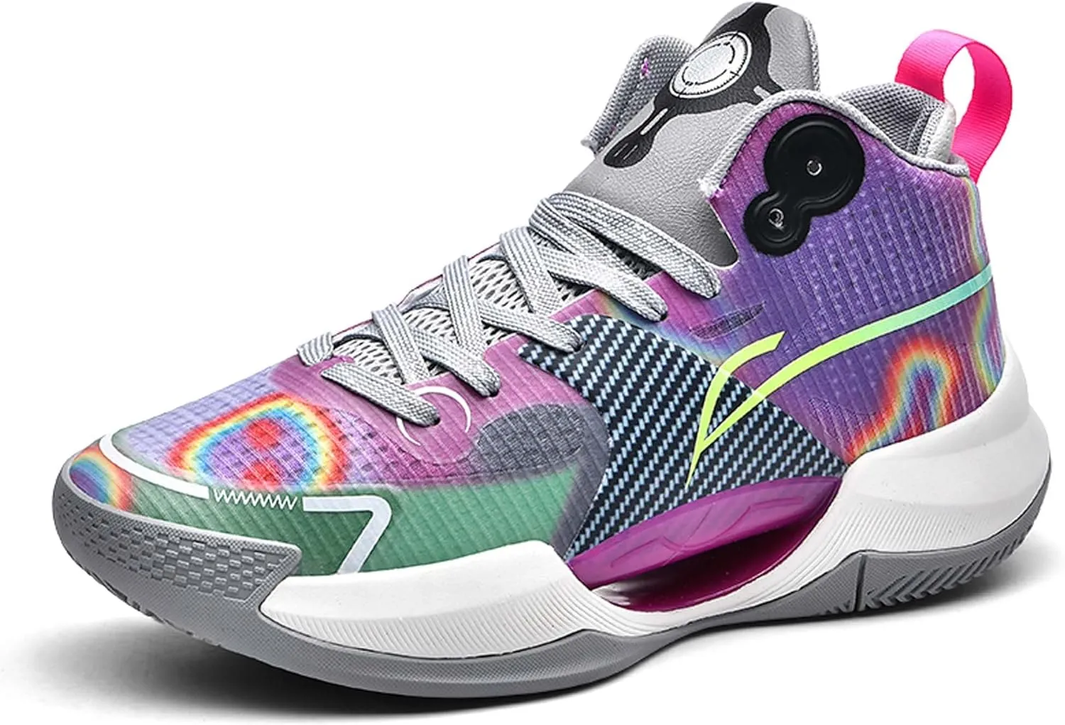 Men's Fashion Basketball Shoes Personalized Trend Sneakers Women's Casual Fitness Running Shoes Street Basketball Sneakers Men's Shoes Women's Shoes