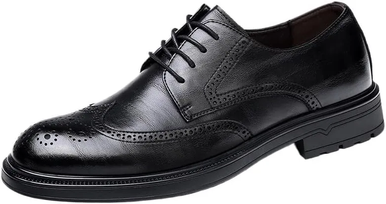 Men's Fashion-Forward Derby Shoes Soft Ankle Collar with Lightweight Design for Business Casual Fridays & Cocktail Hours