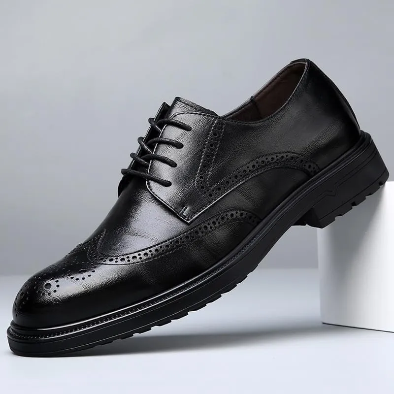 Men's Fashion-Forward Derby Shoes Soft Ankle Collar with Lightweight Design for Business Casual Fridays & Cocktail Hours