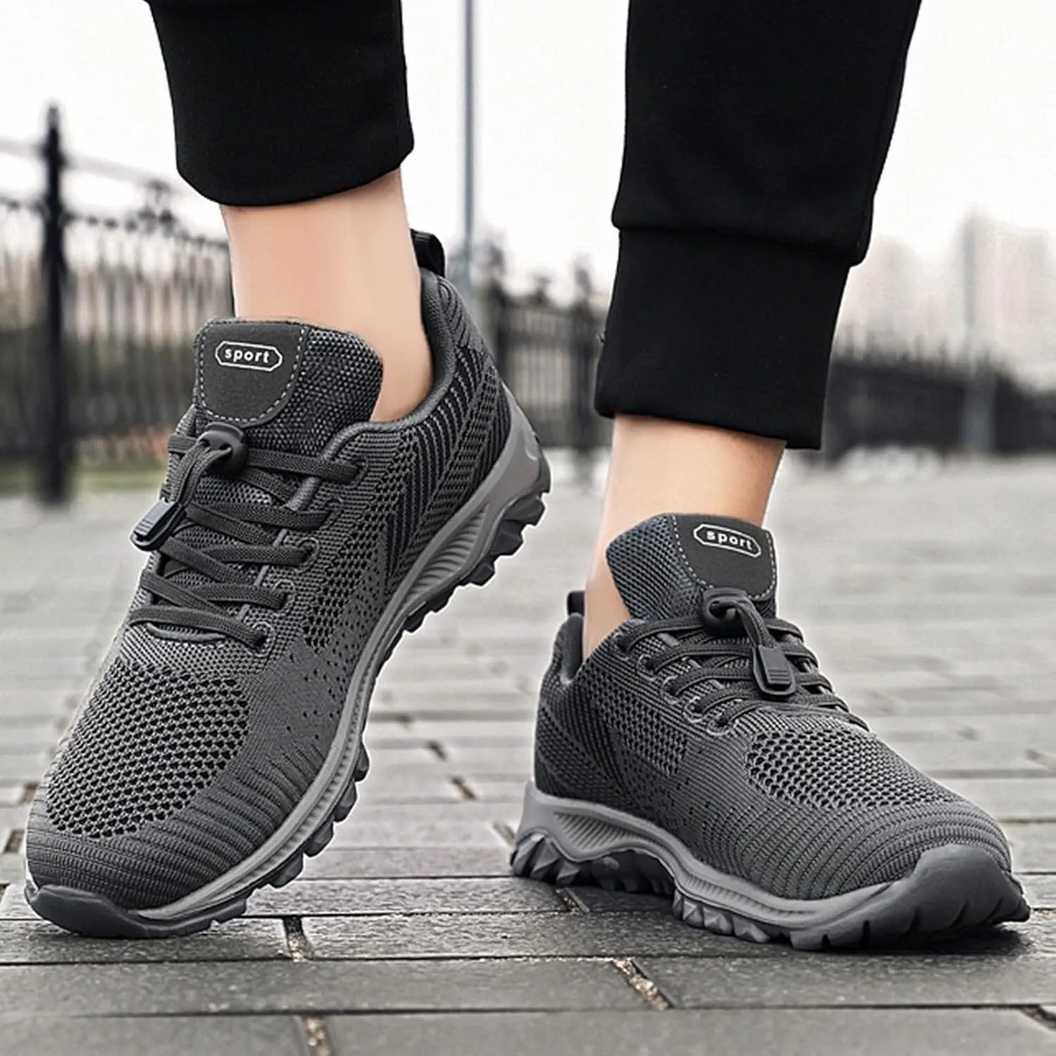 Mens Lightweight Minimalist Shoes Comfortable Lightweight Casual Walking Shoe Breathable Diabetic Shoes for Men
