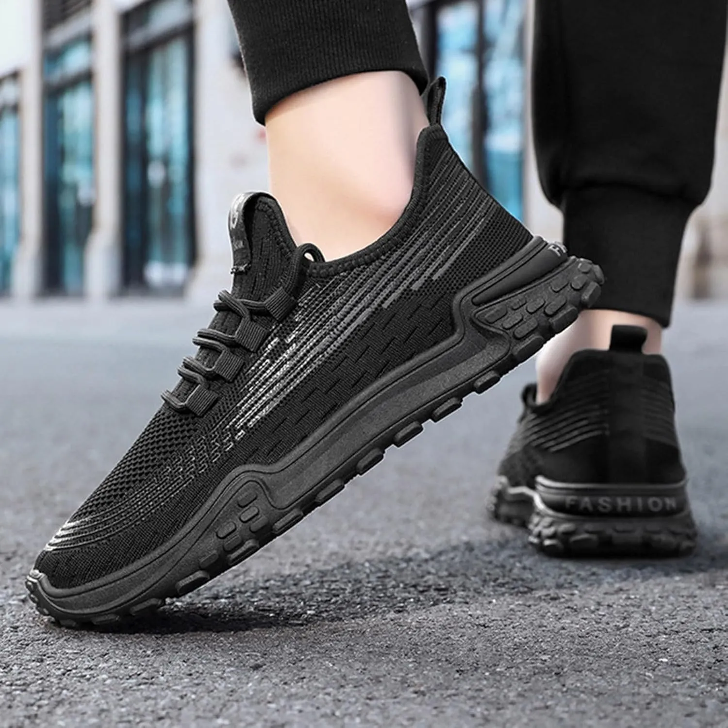 Mens Lightweight Minimalist Shoes Lightweight Sport Gym Jogging Walking Sneaker Men's Arch Support Insole Shoes