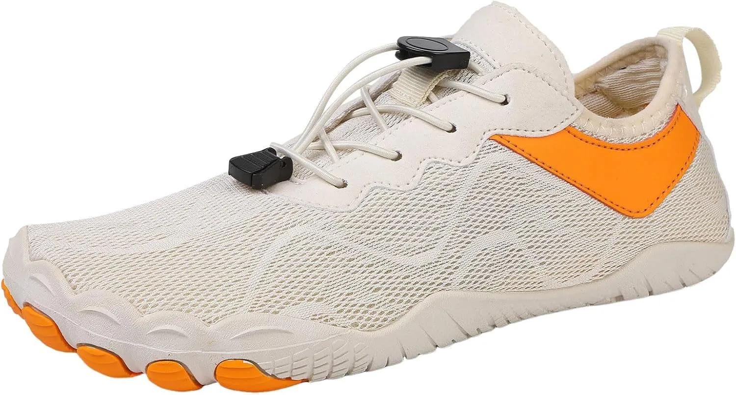 Men's Lightweight Non Slip Barefoot Shoes Breathable Comfort Walking Shoe Fashion Lightweight Sneakers for Men