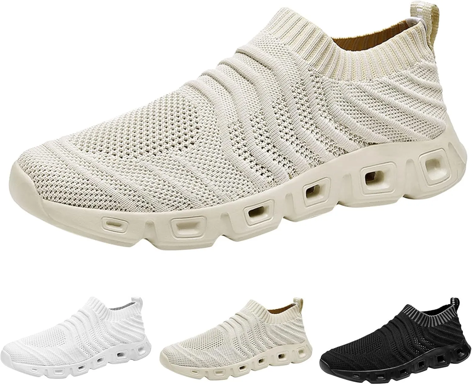 Men's Lightweight Non Slip Barefoot Shoes Non Slip Lightweight Workout Shoe Lightweight Diabetic Shoes for Men