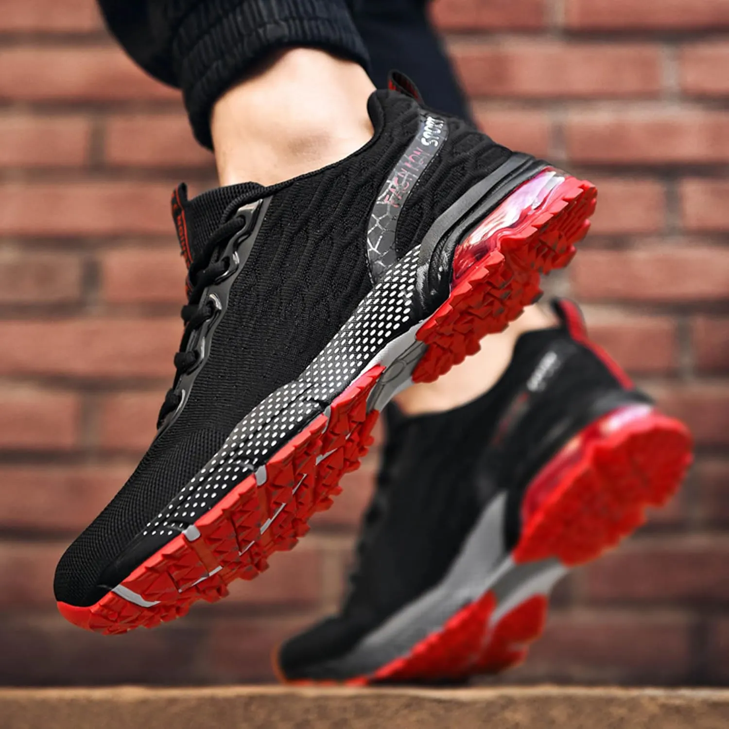 Men's Multi Color Mesh Lightweight Anti Slip Arch Support Casual Training Sports Basketball Shoes