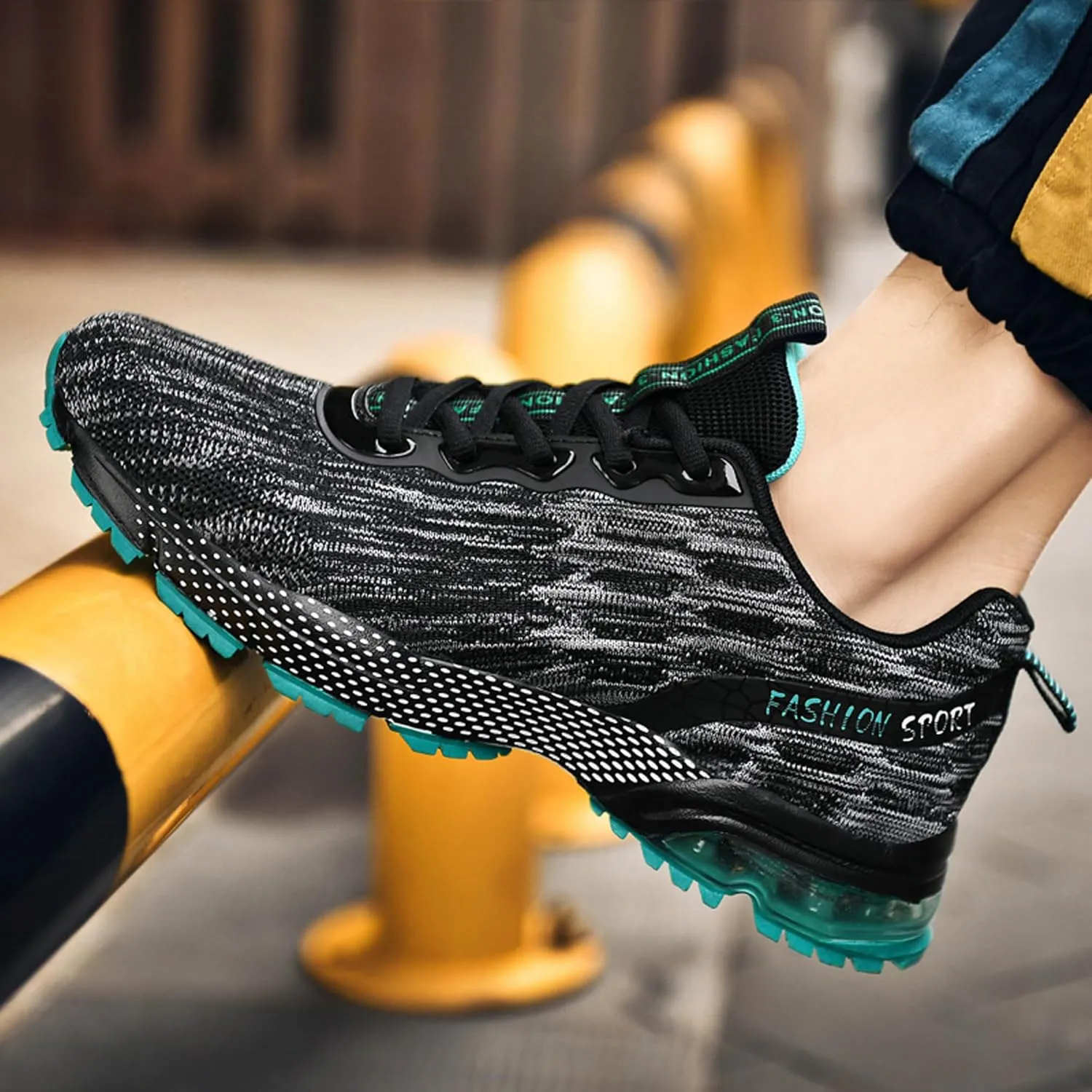 Men's Multi Color Mesh Lightweight Anti Slip Arch Support Casual Training Sports Basketball Shoes