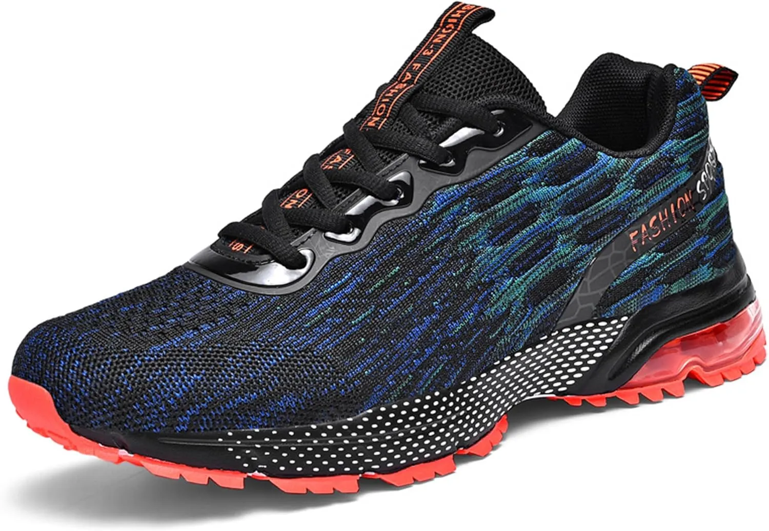 Men's Multi Color Mesh Lightweight Anti Slip Arch Support Casual Training Sports Basketball Shoes