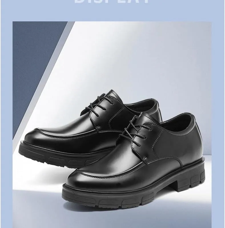 Mens Oxfords Dress Formal Shoes Mens Commuter Slip-Resistant Lightweight Breathable Easy to Walk Comfort Walking Shoes