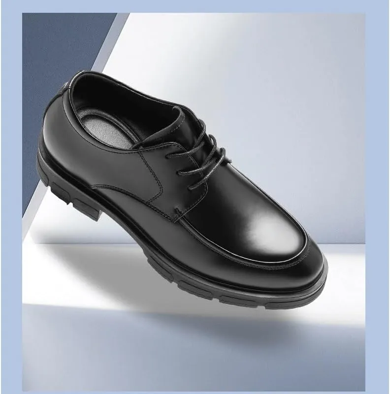Mens Oxfords Dress Formal Shoes Mens Commuter Slip-Resistant Lightweight Breathable Easy to Walk Comfort Walking Shoes